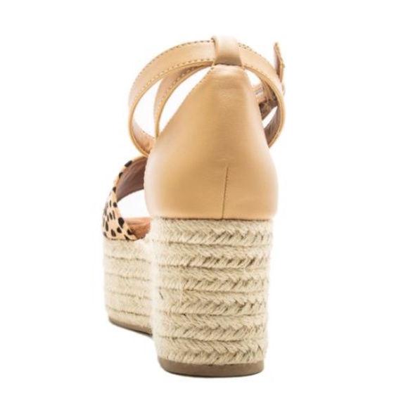 Cheetah Espadrille Platform Sandals - Picture 12 of 13